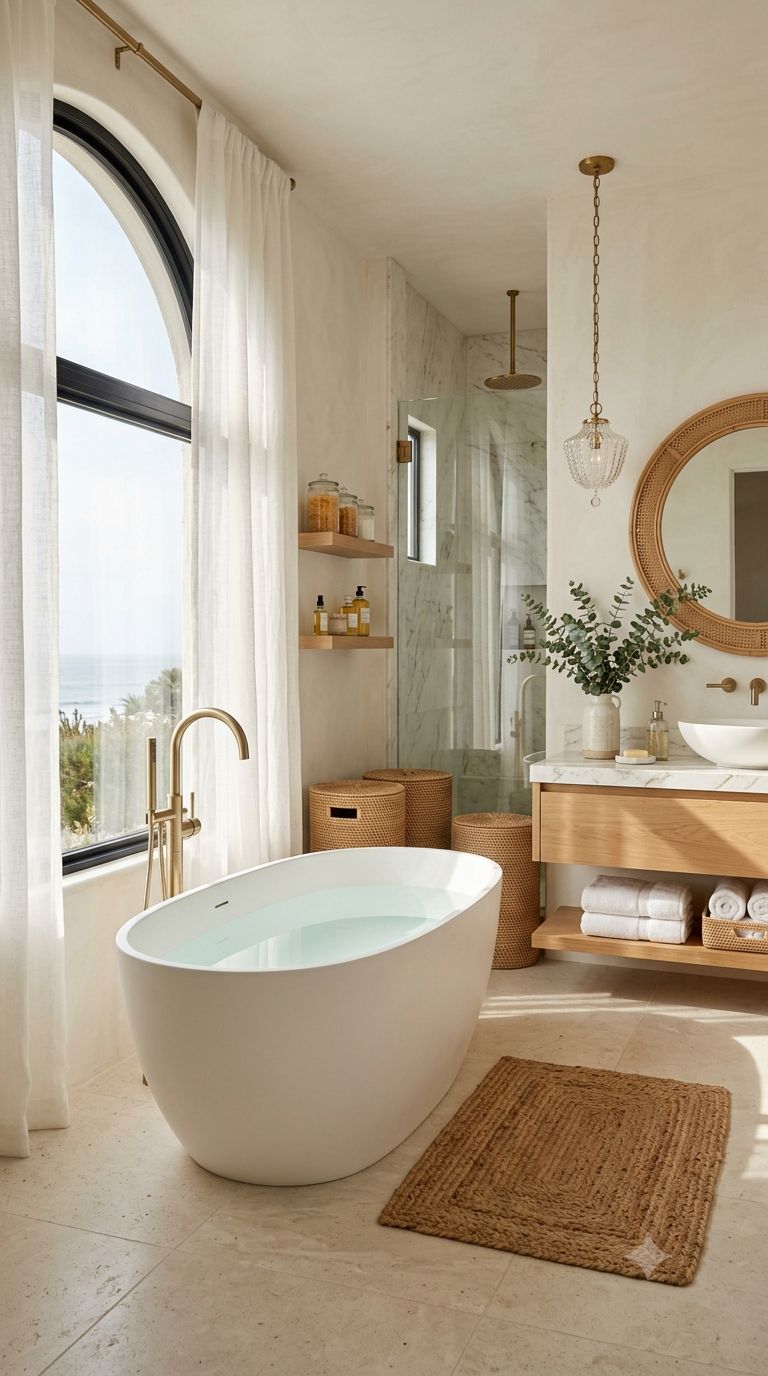 Coastal Luxury Bathroom Ideas: 12 Amazon Finds for a Dreamy Spa-Like Retreat