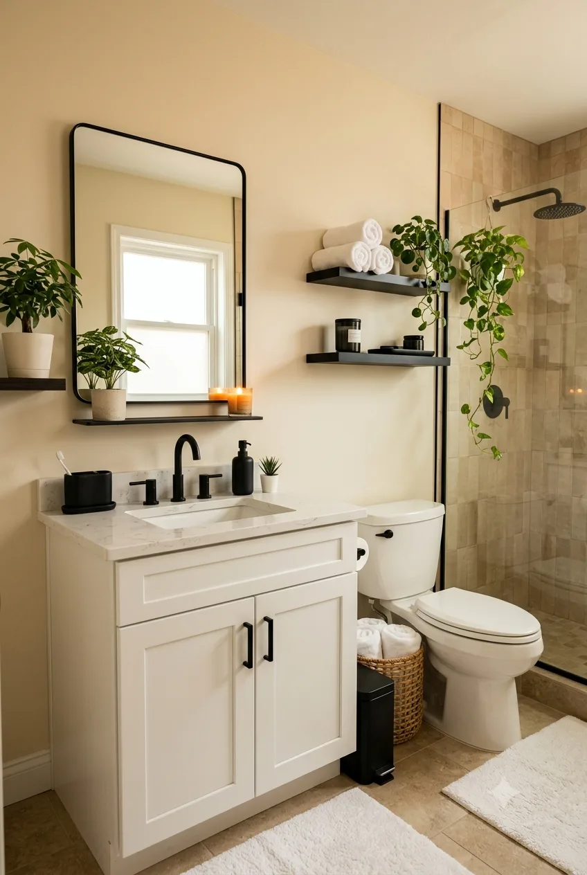 Small Apartment Bathroom Ideas for Renters: Budget-Friendly Ways to Get a Luxury Look
